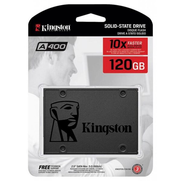 НАКОПИЧУВАЧ SSD 2.5" 120GB KINGSTON (SA400S37/120G)